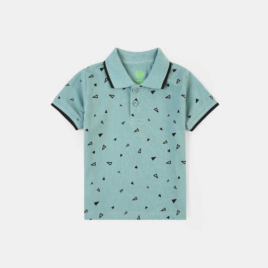 Infant Boys Cotton PK Polo Triangles