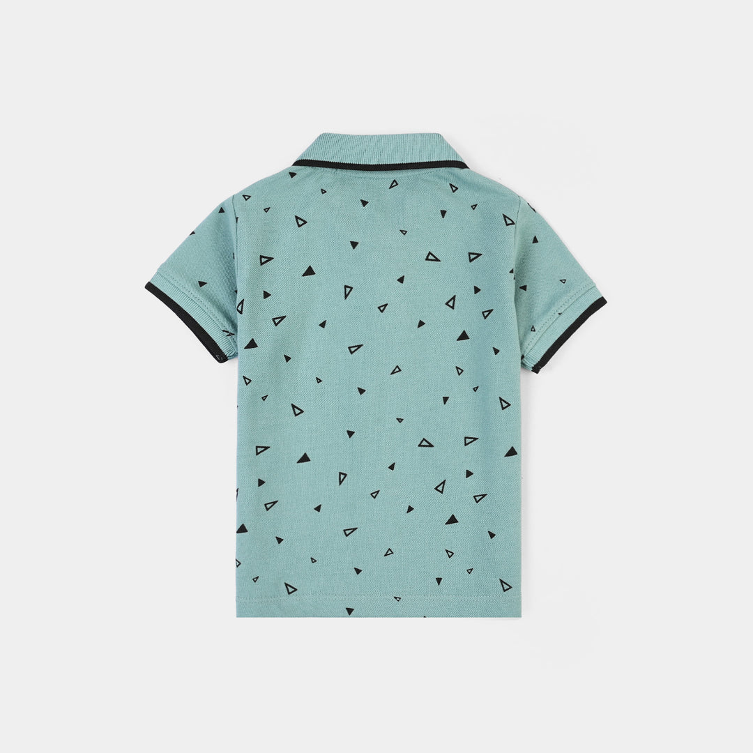 Infant Boys Cotton PK Polo Triangles
