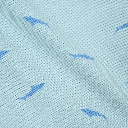 Infant Boys Cotton PK Polo Shark-Summr.Song