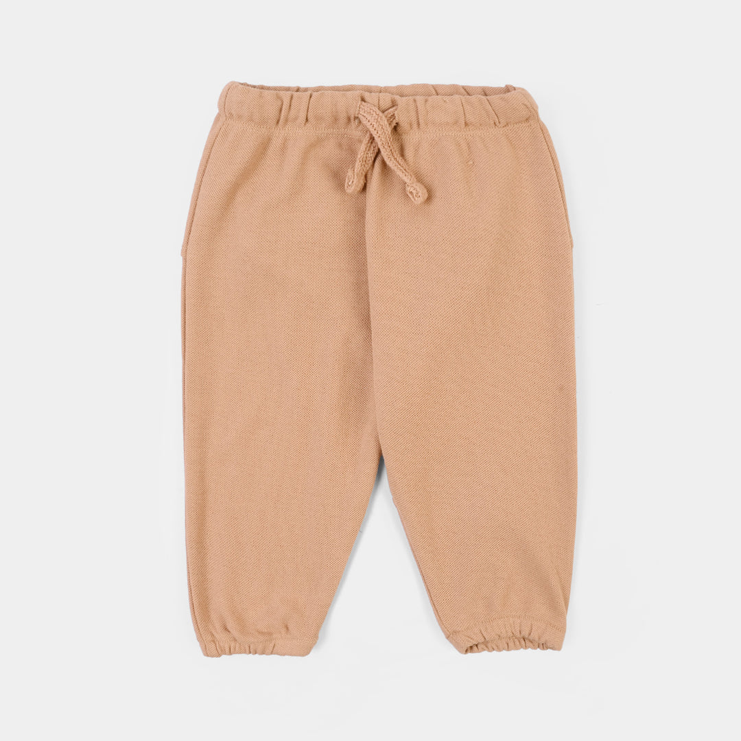 Infant Boys Cotton PK Pyjama BEAR-BROWN