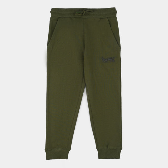 Boys Cotton Jersey Pyjama NewYork-Riffle Green