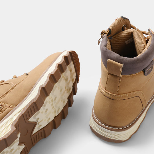 Boys Boots 1270-2-CAMEL