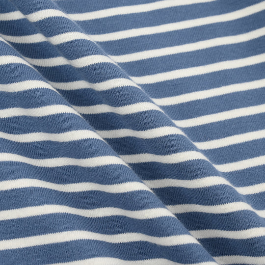 Boys Yarn dyed jersey T-Shirt BANANA VIBES- Blue
