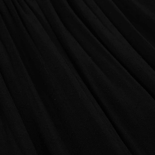 Girls Cotton Casual Frock Dusky-BLACK