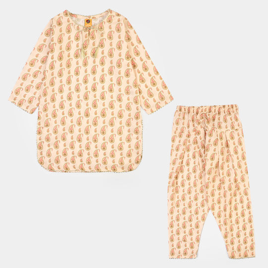 Girls Poly Lawn Printed 2Pcs GulBahar