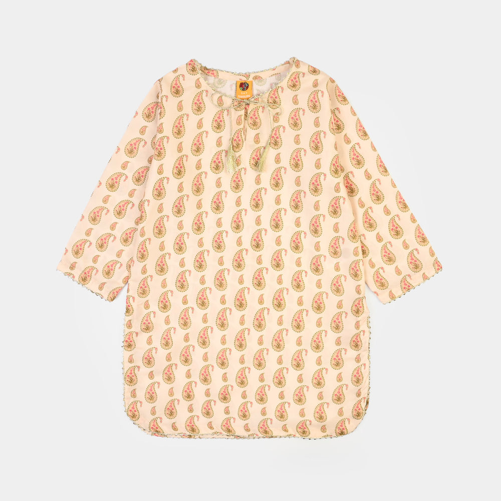 Girls Poly Lawn Printed 2Pcs GulBahar