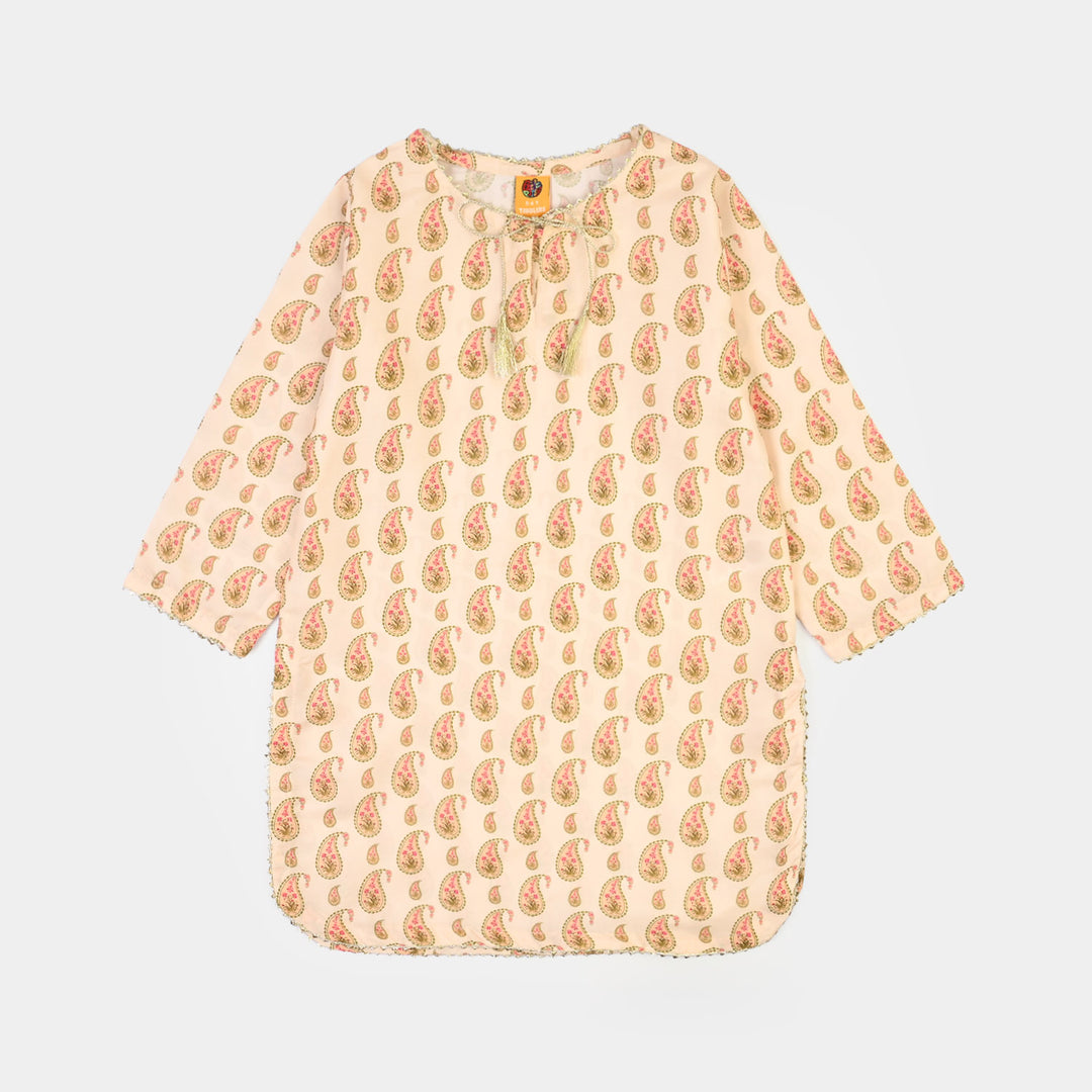 Girls Poly Lawn Printed 2Pcs GulBahar