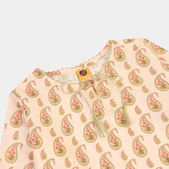 Girls Poly Lawn Printed 2Pcs GulBahar