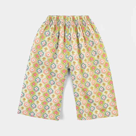 Infant Girls Cotton Printed 2Pcs Petals - Multi
