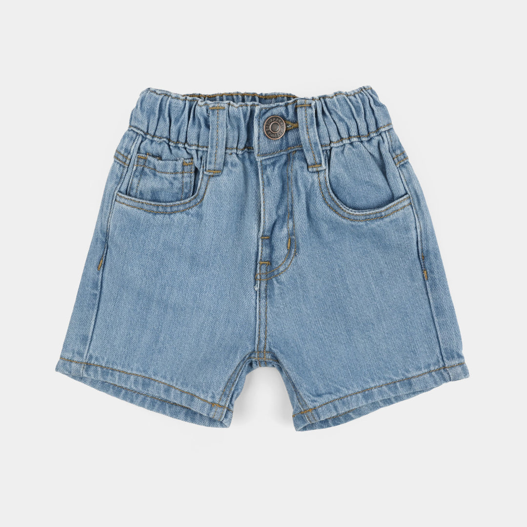 Infant Boys Denim rigid Short Basic -Light Blue