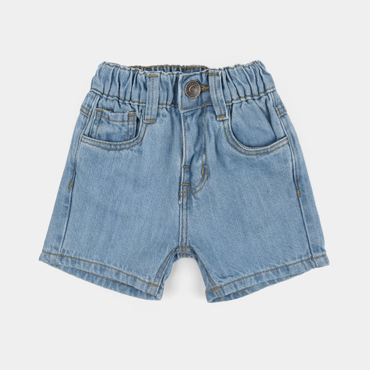 Infant Boys Denim rigid Short Basic -Light Blue