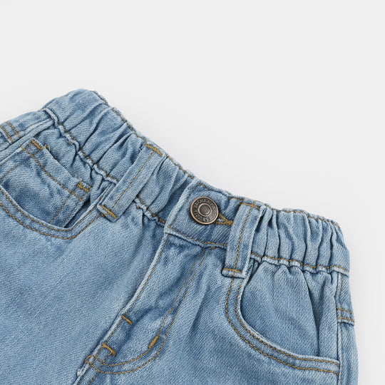 Infant Boys Denim rigid Short Basic -Light Blue