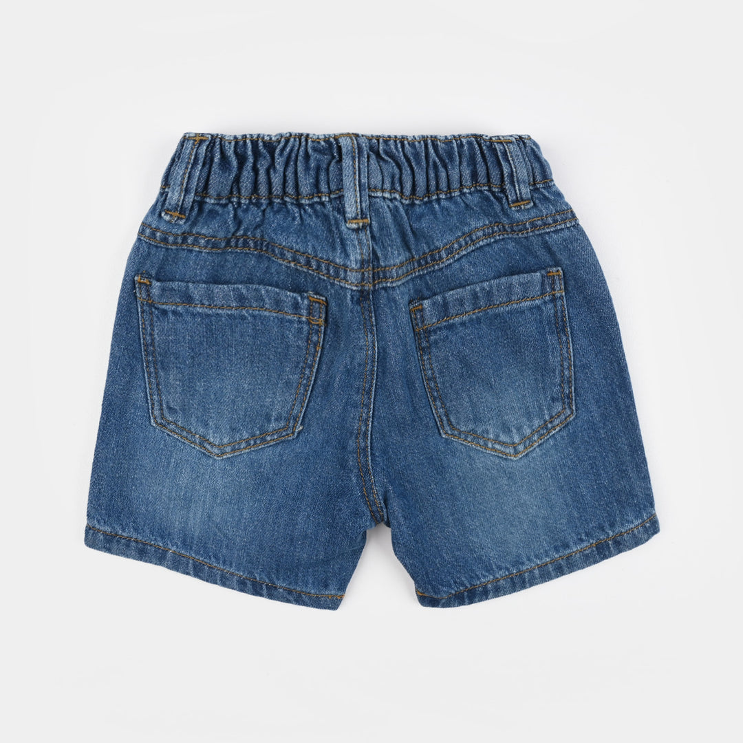 Infant Boys Denim rigid Short Basic -Mid Blue