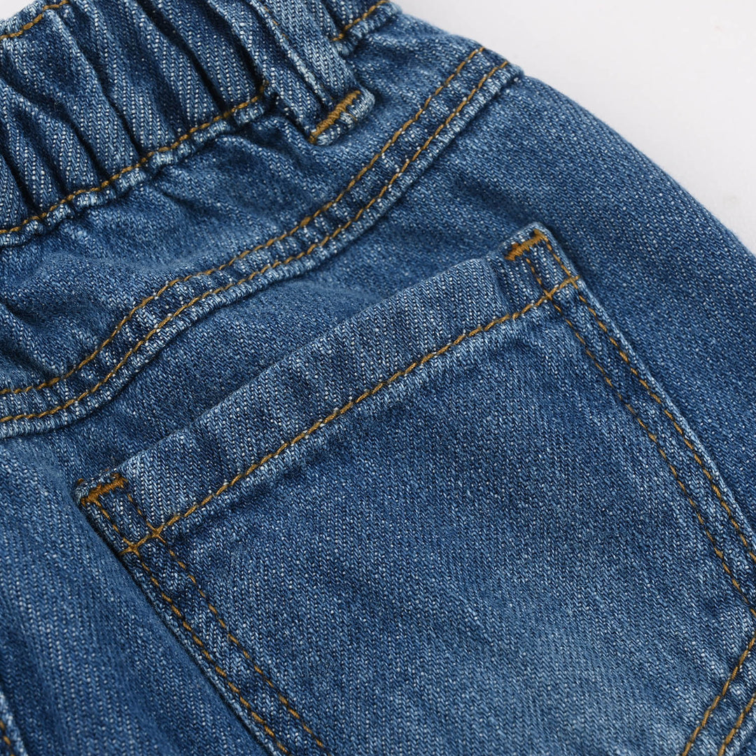Infant Boys Denim rigid Short Basic -Mid Blue