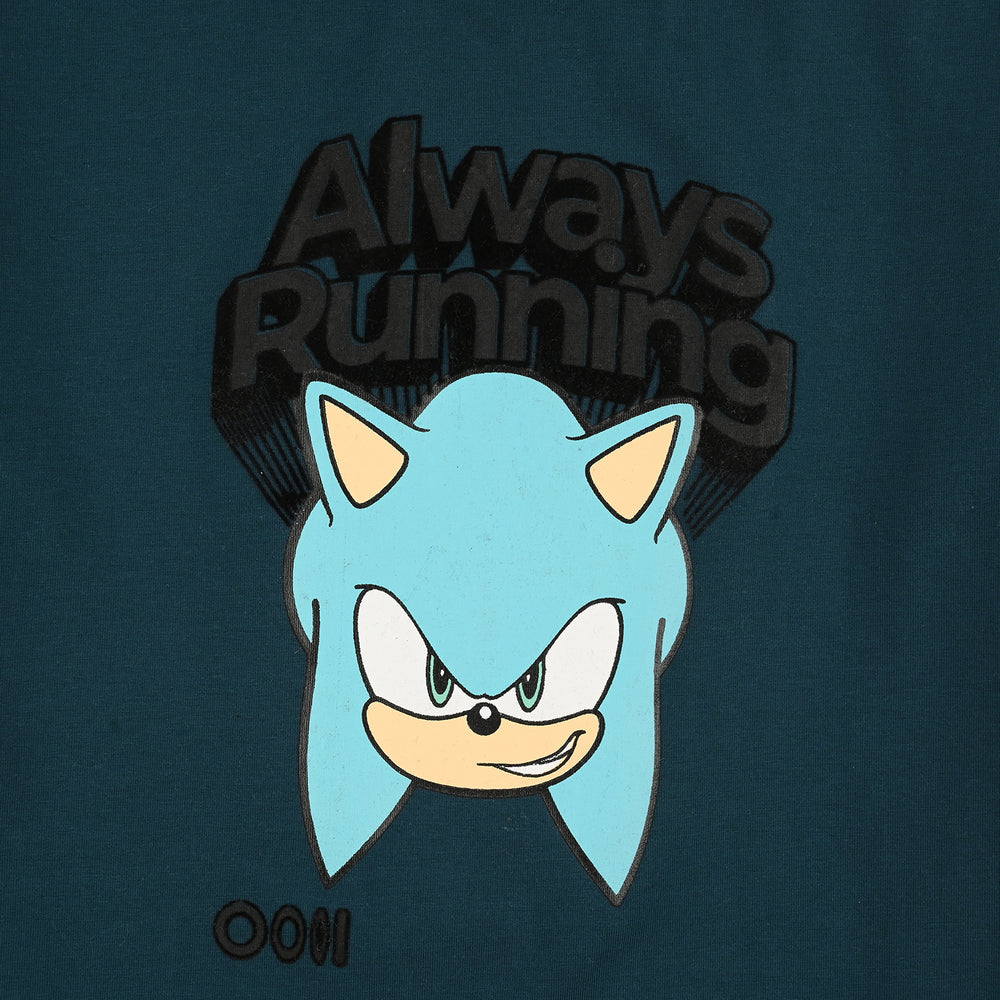 Boys Lycra Jersey T-Shirt ALWAYS RUNNING- Teal