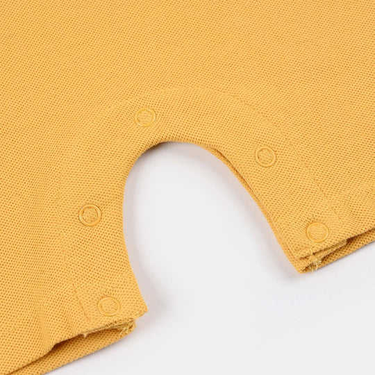 Infant Boys Cotton Romper My Sunshine-YELLOW