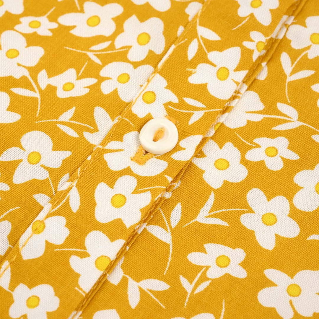 Girls Cotton Casual Top Honey -YELLOW