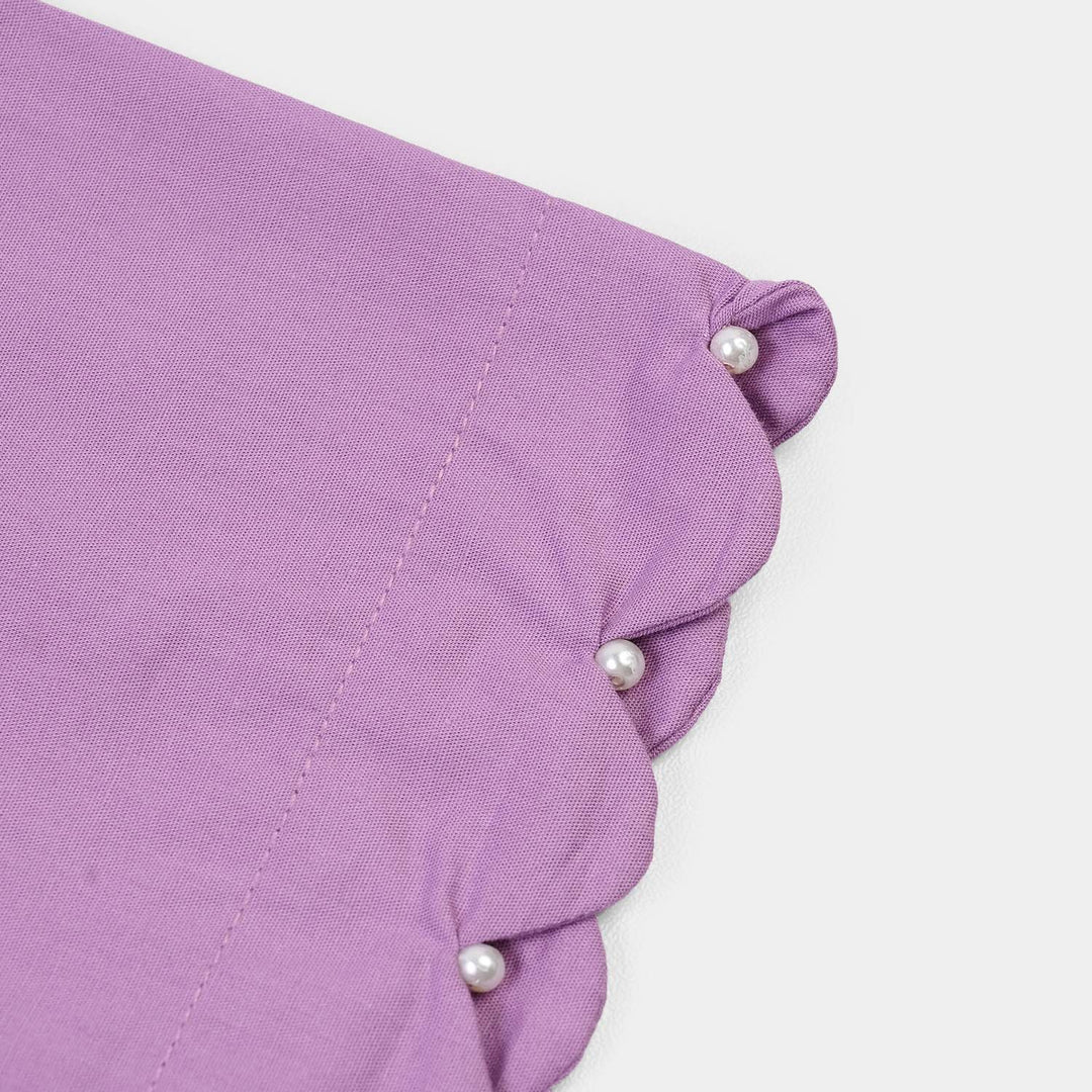Girls Cotton Casual Top Orchid-Purple