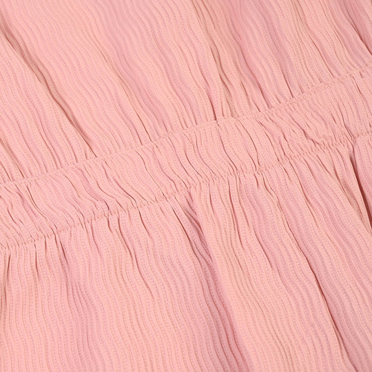 Girls Polyester Jumpsuit Blush-Peach