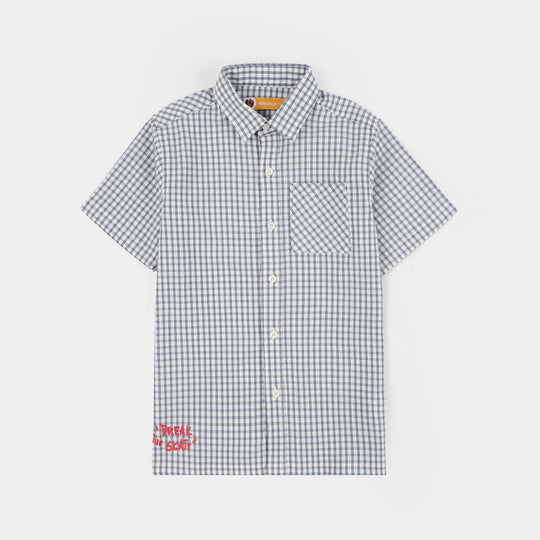 Boys Yarn Dyed Shirt (Break The Skate)