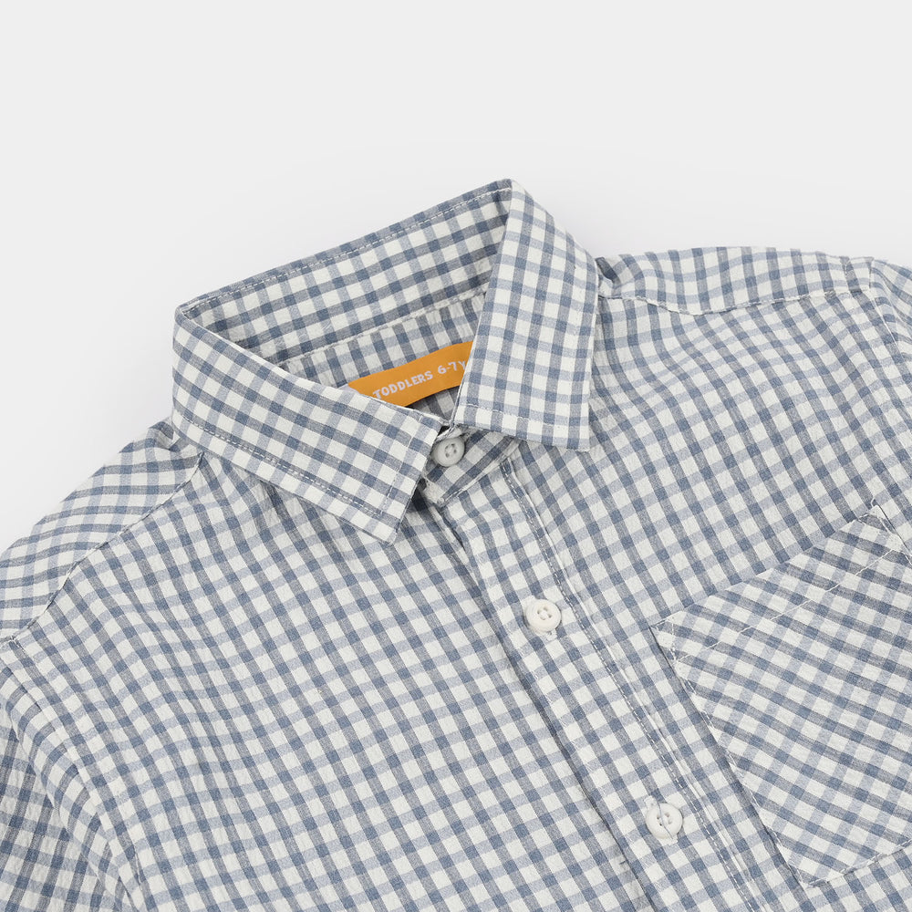 Boys Yarn Dyed Shirt (Break The Skate)