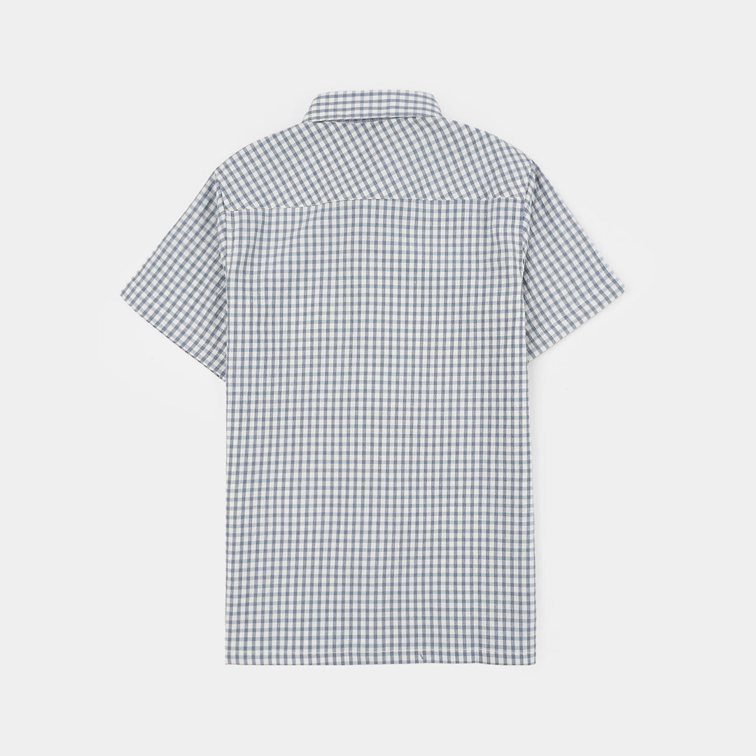 Boys Yarn Dyed Shirt (Break The Skate)