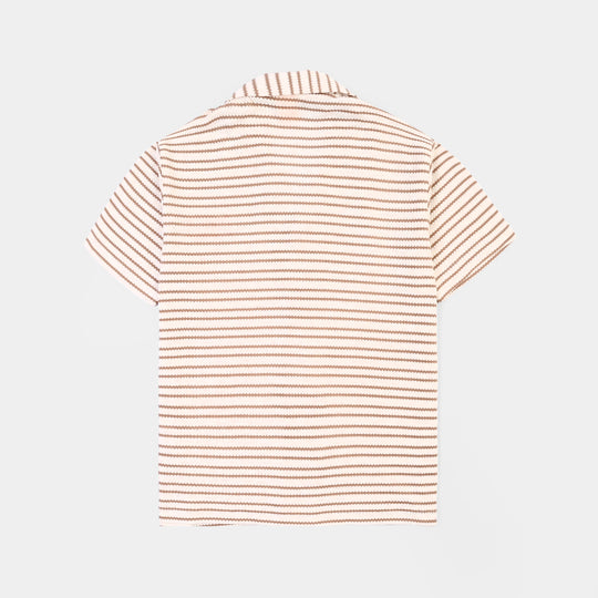 Boys Yarn Dyed 2Piece Suit FUNCTIONING - Stripes