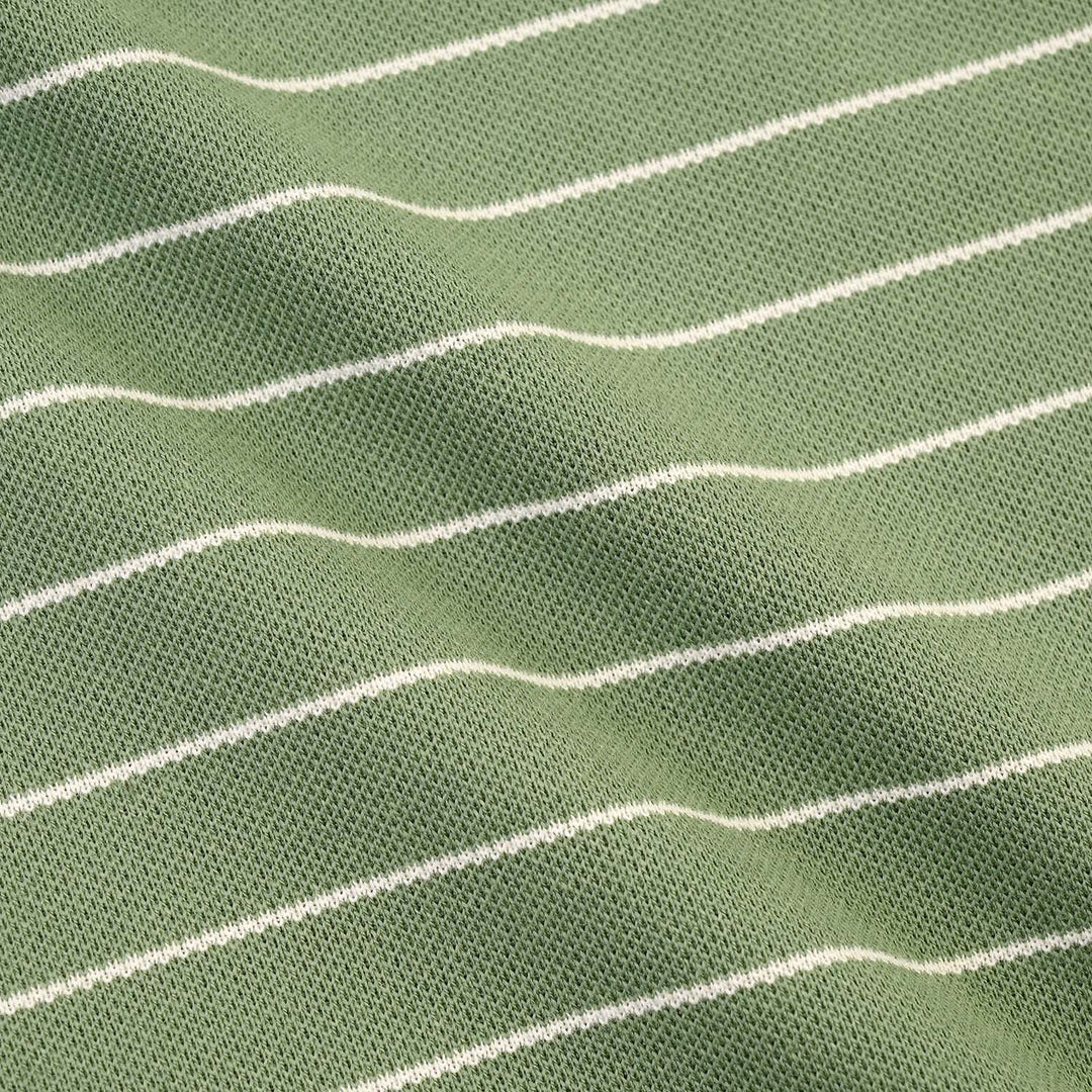 Boys Yarn Dyed T-Shirt H/S ROOTED IN NATURE-GREEN