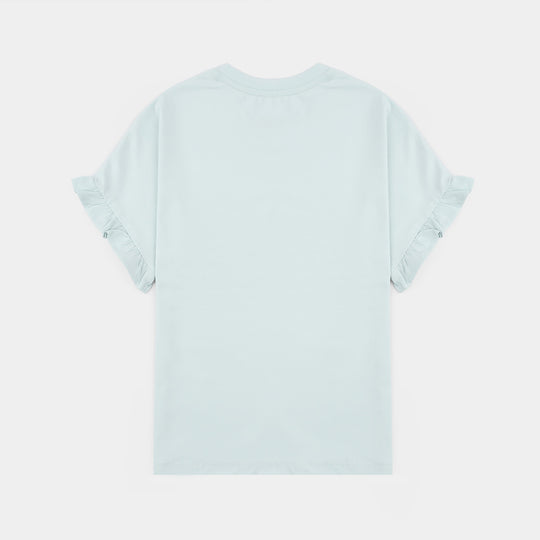 Girls Lycra Jersey T-Shirt H/S MADE WITH LOVE-GREEN
