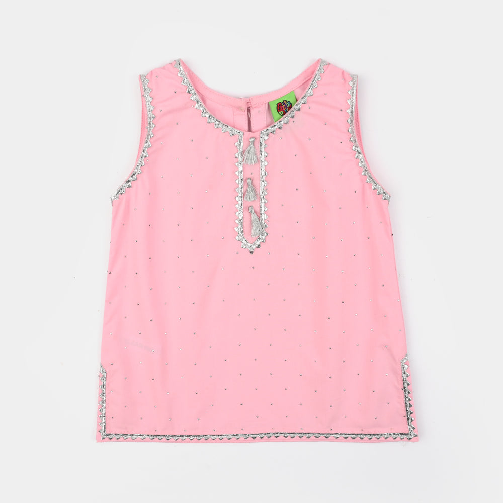 Infant Girls Cotton 2Pcs Noor-E-Adaa-Pink