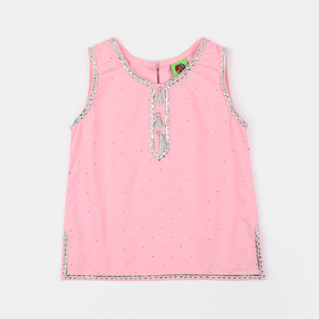 Infant Girls Cotton 2Pcs Noor-E-Adaa-Pink