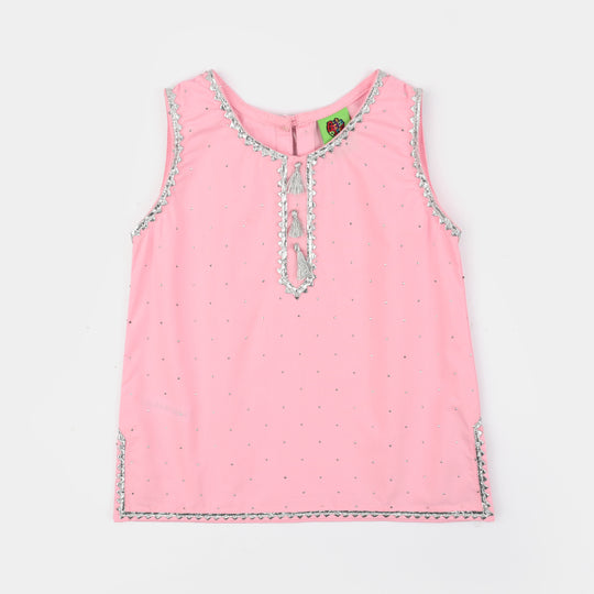 Infant Girls Cotton 2Pcs Noor-E-Adaa-Pink