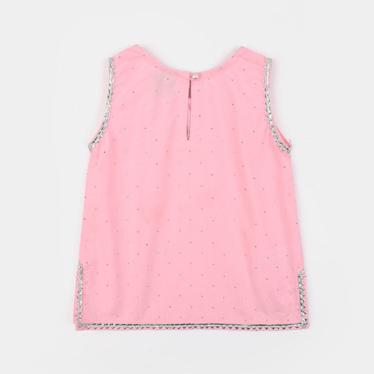 Infant Girls Cotton 2Pcs Noor-E-Adaa-Pink