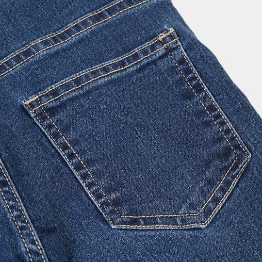 Girls Denim Stretch Pant Basic Slim Fit – Mid Blue