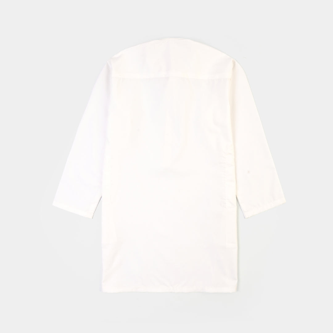 Boys Poly Viscose 2Piece Suit (White Basic)