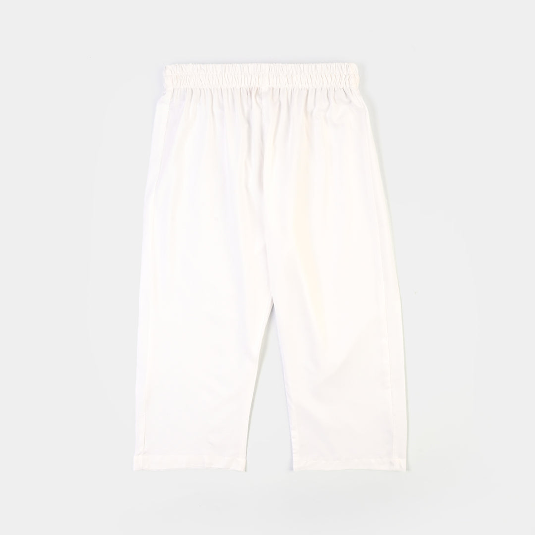 Boys Poly Viscose 2Piece Suit (White Basic)
