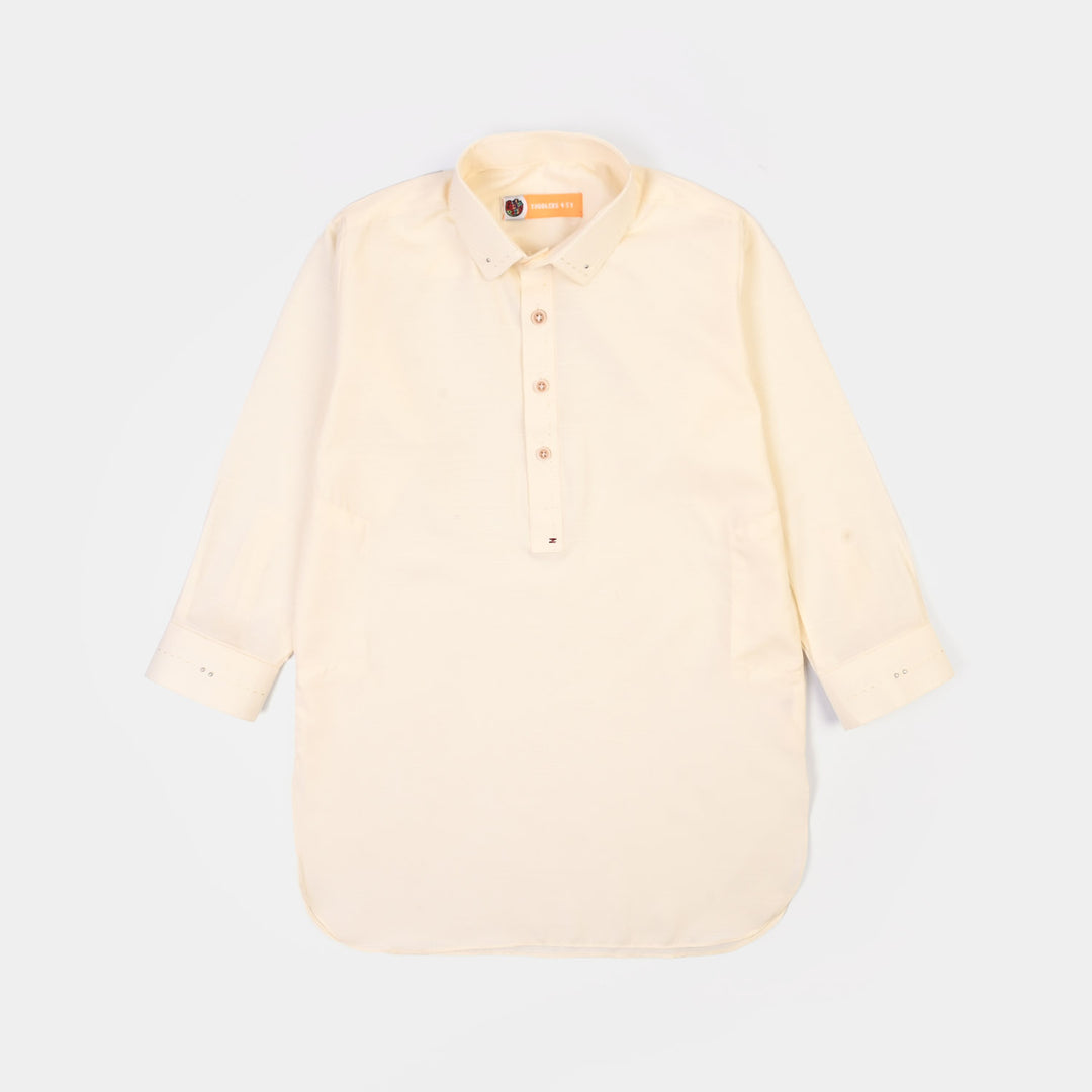 Boys Poly Viscose 2Piece Suit (Antique) - Beige
