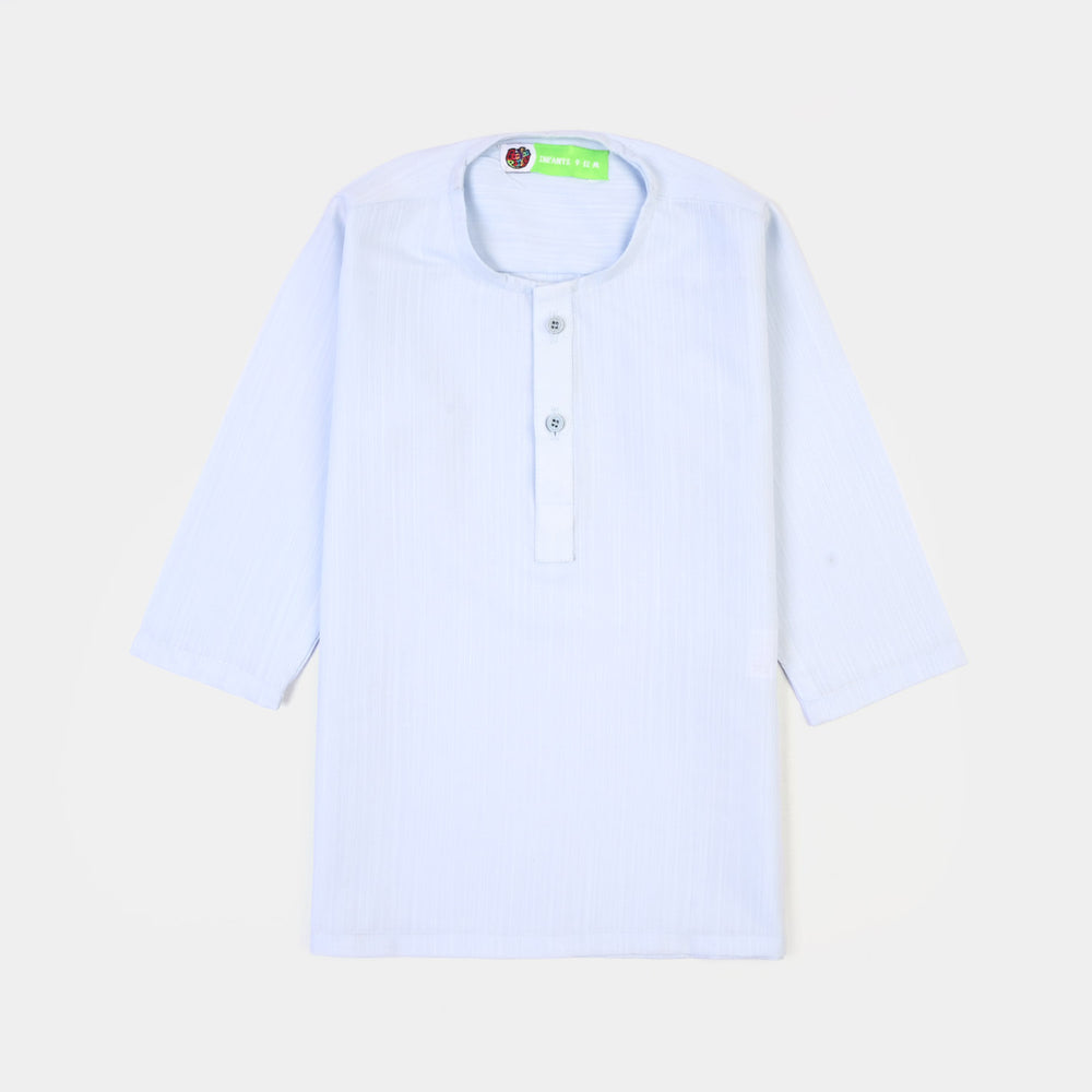 Infant Boys Poly Viscose 2Piece Suit (Basic)-Blue