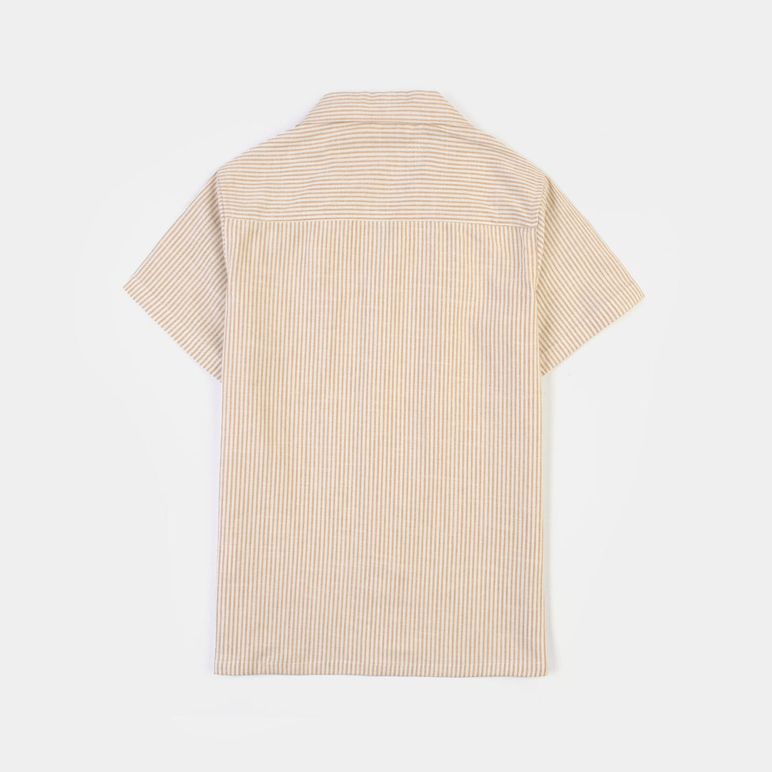 Boys Yarn Dyed Shirt (Favourite Place) - Stripe