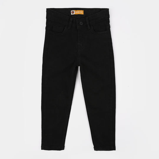 Boys Denim Stretch Pant-BLACK