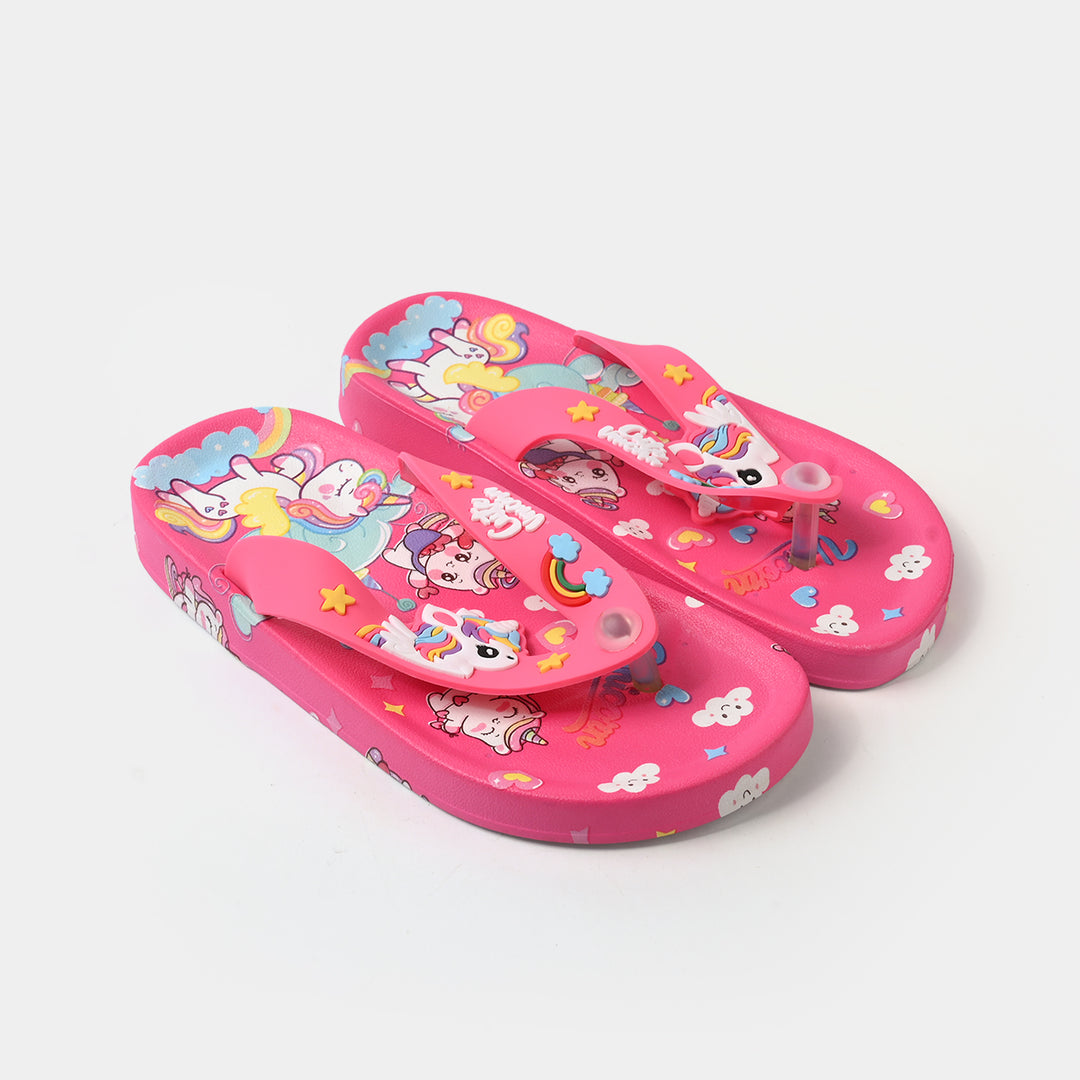 Girls Slipper SF-338-18-Fuchsia