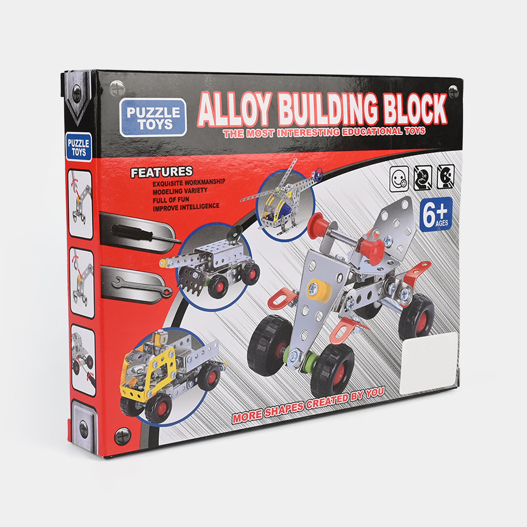 Alloy Vehicle Building Block Set