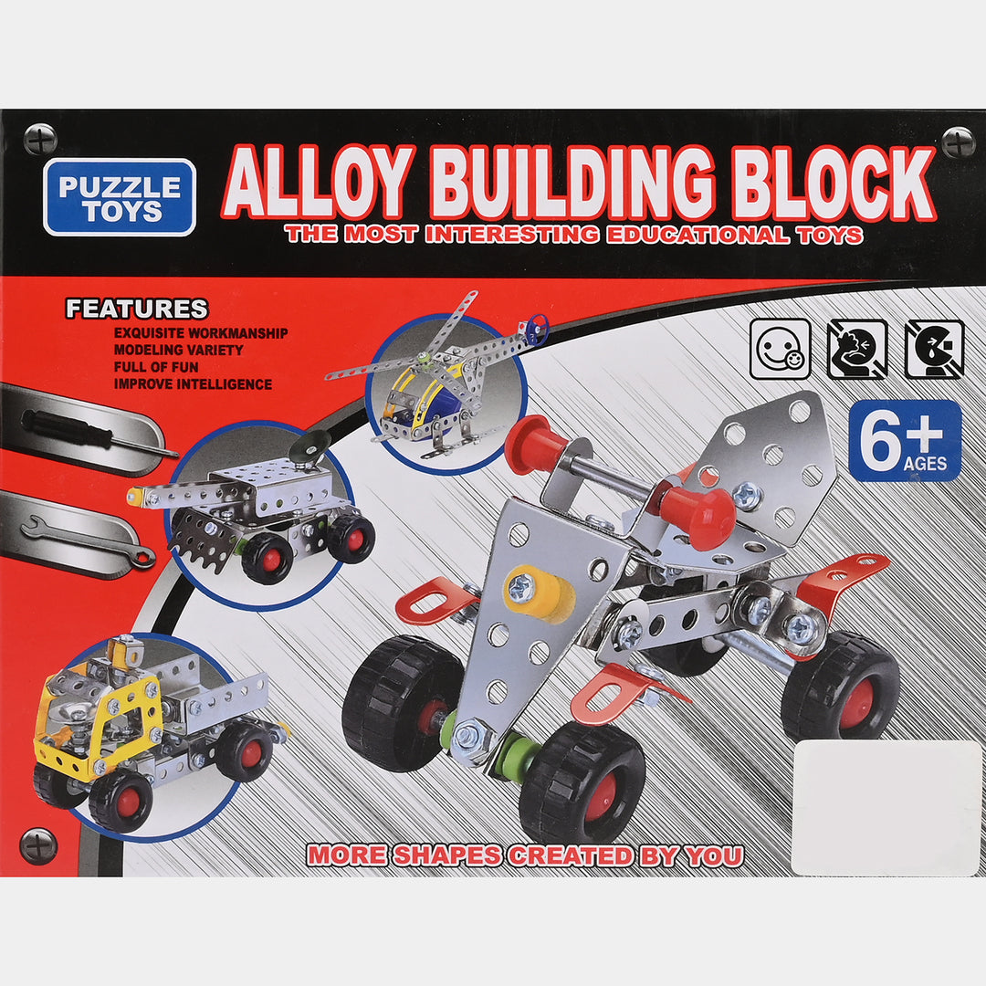 Alloy Vehicle Building Block Set