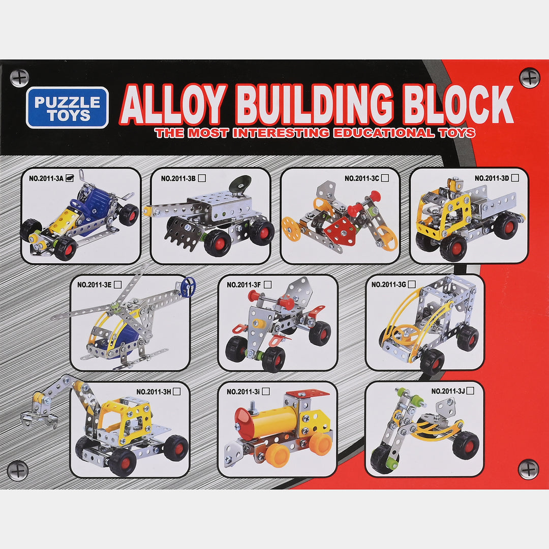 Alloy Vehicle Building Block Set