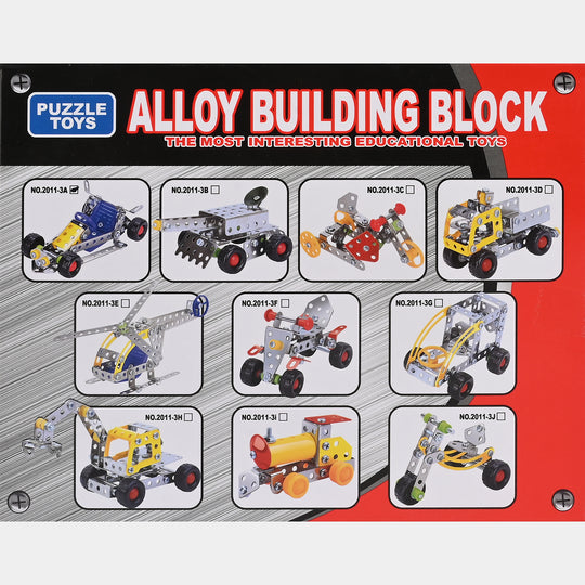 Alloy Vehicle Building Block Set