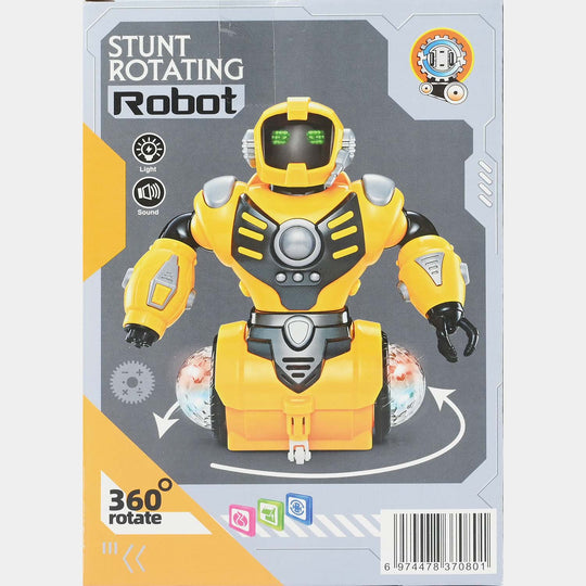 Stunt Roating Robot With Light & Music