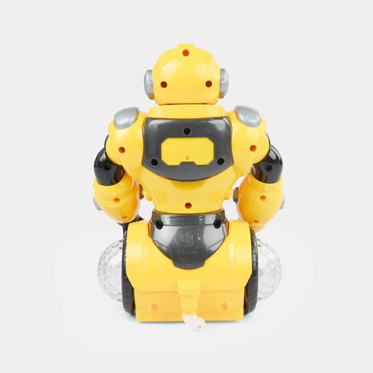 Stunt Roating Robot With Light & Music