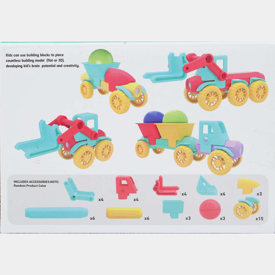 Magnetic Block Car 52Pcs