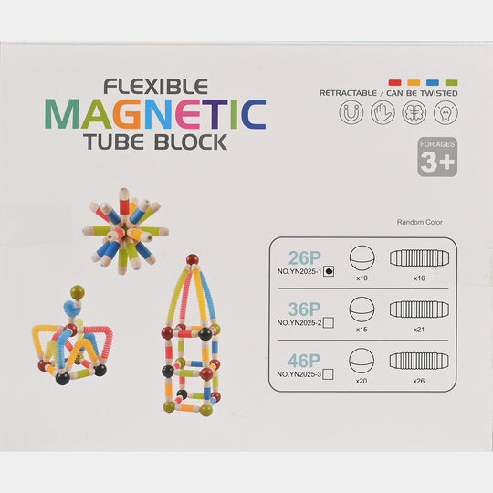 Flexible Magnetic Tube Blocks | 26PCs