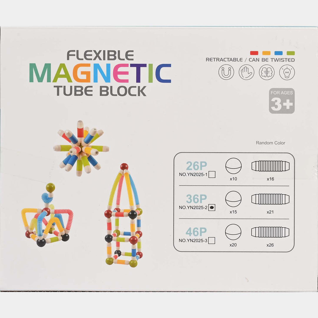 Flexible Magnetic Tube Blocks | 36PCs